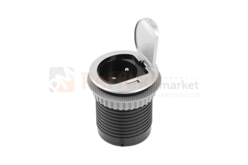 przedluzacz biurkowy meblowy wpuszczany mini gtv USB z ladowarka perfektmarket.png