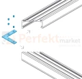 Łącznik kątowy 90° do profili typu Inso ILedo InSileda Sileda InDileda Dileda Subli PERFEKT MARKET OLSZTYN