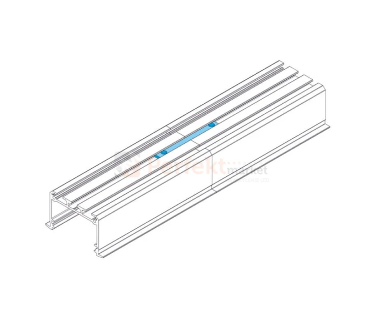 łączenie profilu aluminiowego LED łącznik prosty perfektmarket oświetlenie LED