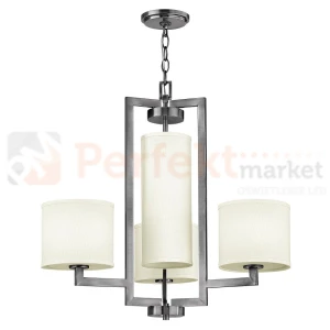 Lampa wisząca HAMPTON HK/HAMPTON4 srebrna Elstead Lighting