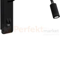 Lampka nocna BASE 8W+2W BLACK ML63500