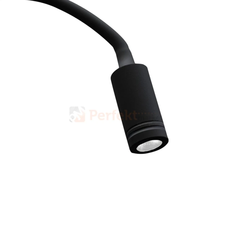 Lampka nocna BASE 8W+2W BLACK ML63500