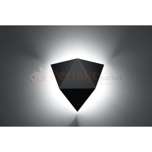 lampa_ścienna kinkiet czarna czarny nowoczesna minimalizm perfektmarket design lampa ścienna trójkątny kinkiet LED solido biały perfektmarket SL.0421 sklep_olsztyn