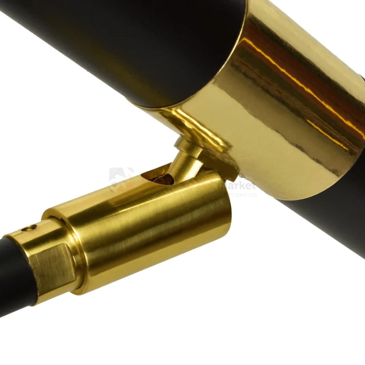 Kinkiet MONZA BLACK / GOLD 1xG9 8W MLP6332