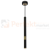 Lampa wisząca MONZA BLACK / GOLD 1xG9 8W MLP6333
