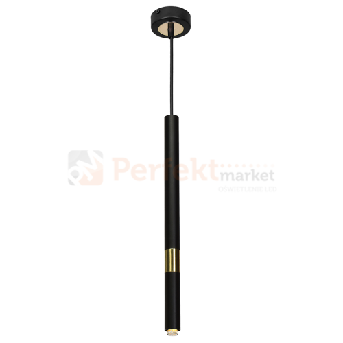 Lampa wisząca MONZA BLACK / GOLD 1xG9 8W MLP6333