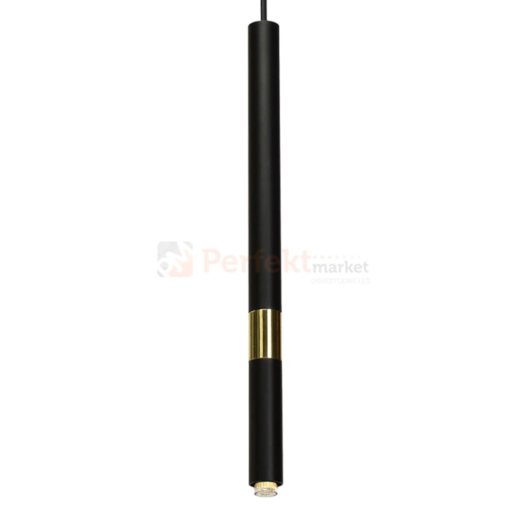 Lampa wisząca MONZA BLACK / GOLD 1xG9 8W MLP6333