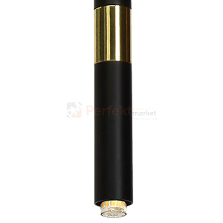 Lampa wisząca MONZA BLACK / GOLD 1xG9 8W MLP6333