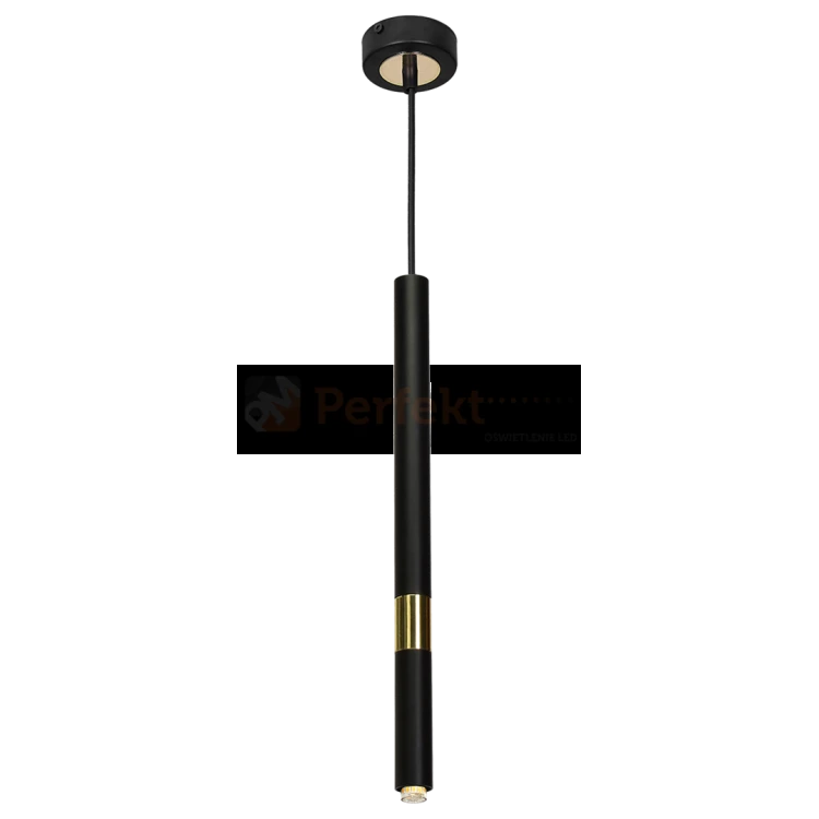 Lampa wisząca MONZA BLACK / GOLD 1xG9 8W MLP6333