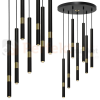 Lampa wisząca MONZA BLACK / GOLD 7xG9 8W MLP6385