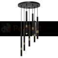 Lampa wisząca MONZA BLACK / GOLD 7xG9 8W MLP6385