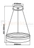 Lampa wisząca LED Ring 405