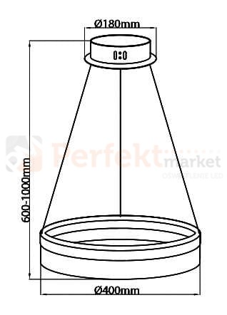 Lampa wisząca LED Ring 405