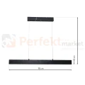 lampa wisząca PIERCE BLACK 18W LED ML6473