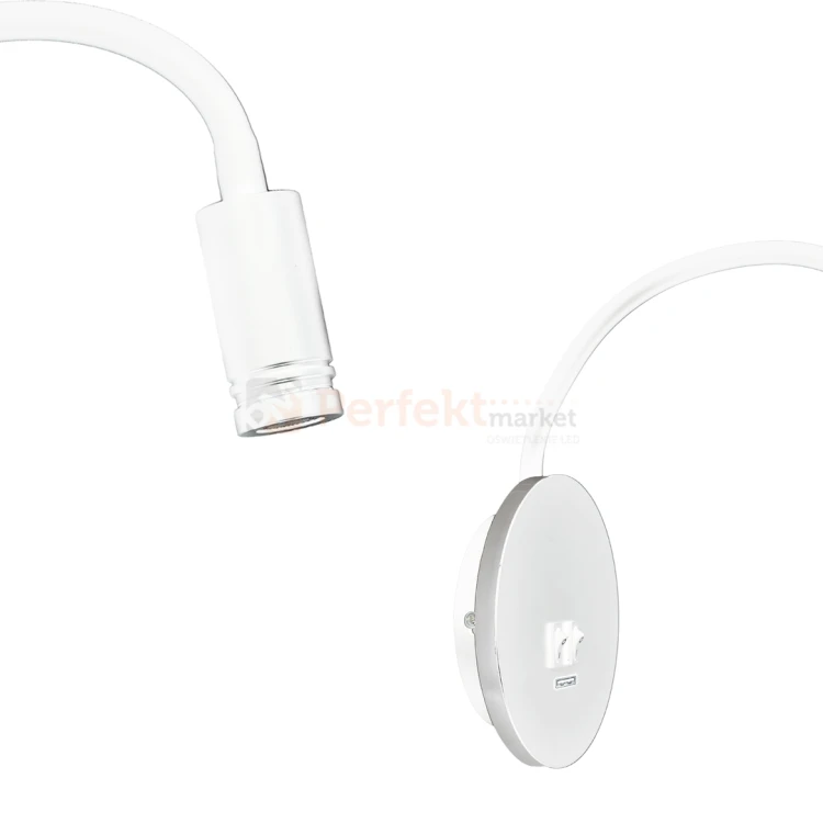 Lampka nocna BASE 8W+2W WHITE ML6353