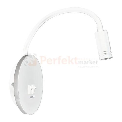 Lampka nocna BASE 8W+2W WHITE ML6353