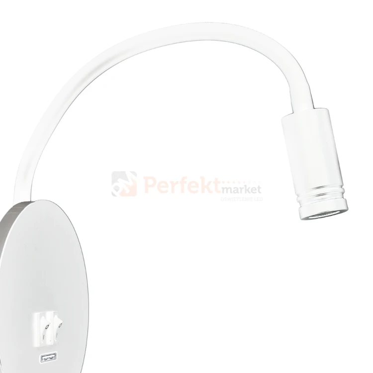 Lampka nocna BASE 8W+2W WHITE ML6353