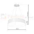 Lampa wisząca OHIO WHITE 24W LED ML6357