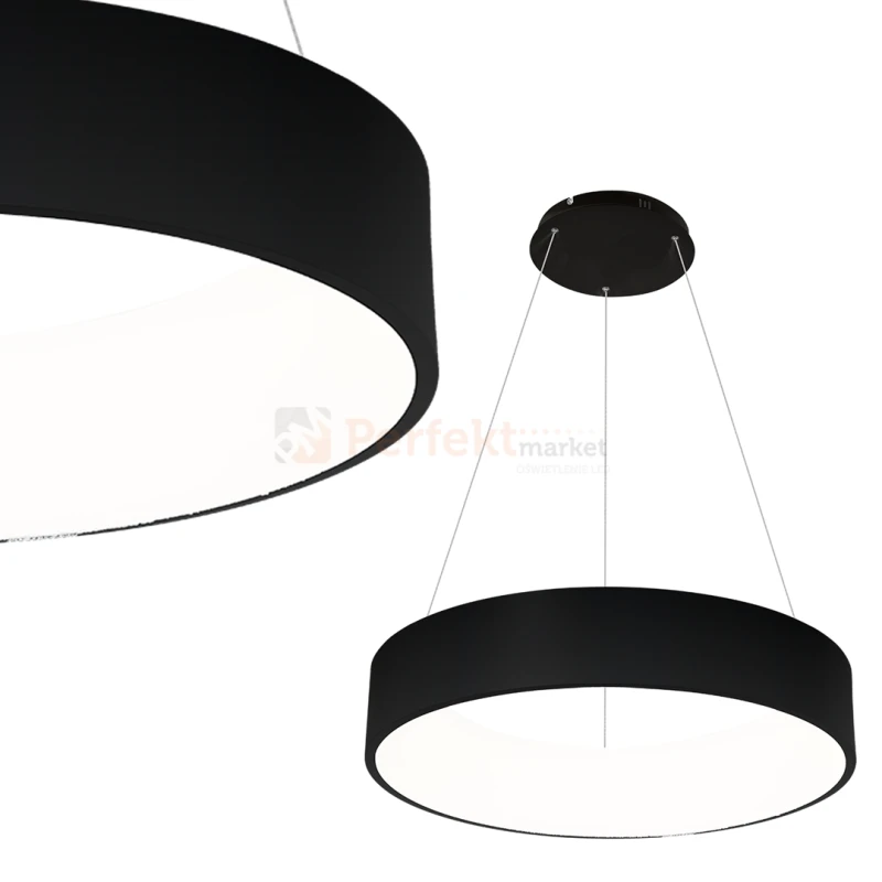 Lampa wisząca OHIO BLACK 24W LED ML6358