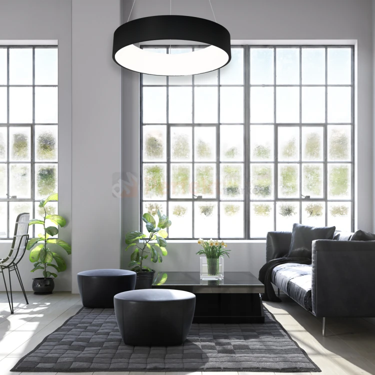 Lampa wisząca OHIO BLACK 24W LED ML6358