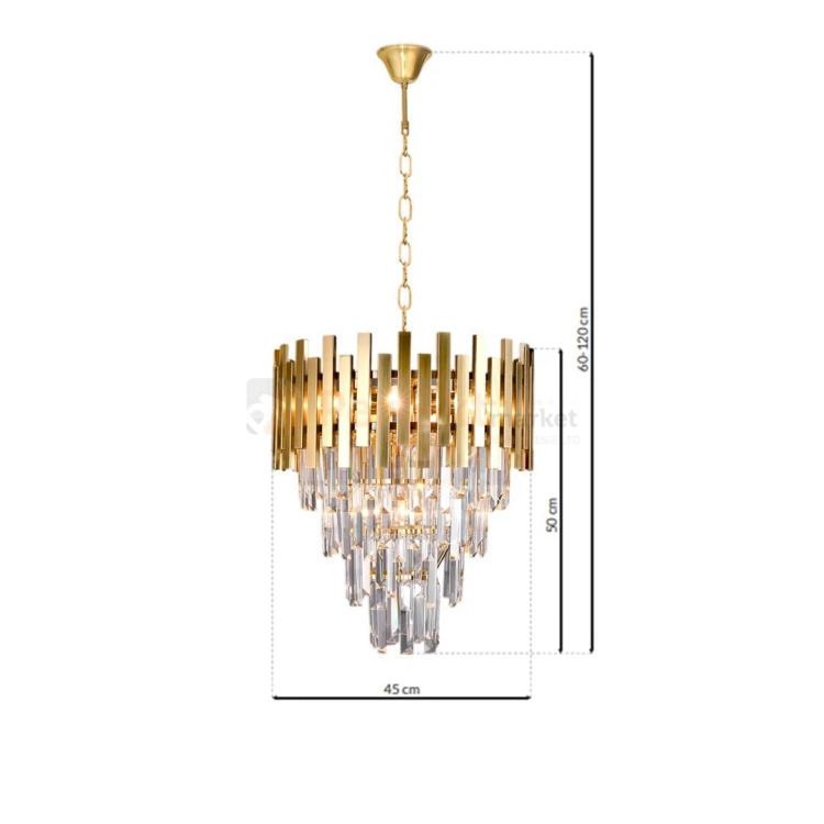 Żyrandol ASPEN II GOLD 6xE14 ML6000