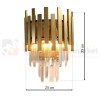Kinkiet ASPEN GOLD 2xE14 ML5998