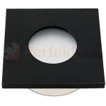 Oczko sufitowe kwadratowe IP44 Black EKZ275