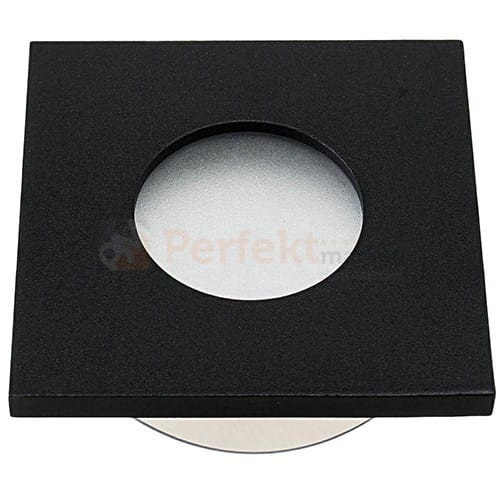 Oczko sufitowe kwadratowe IP44 Black EKZ275