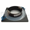 Oczko sufitowe kwadratowe IP44 Black EKZ275