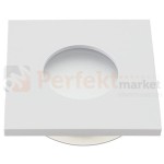 Oczko sufitowe kwadratowe IP44 White EKZ282