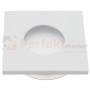 Oczko sufitowe kwadratowe IP44 White EKZ282