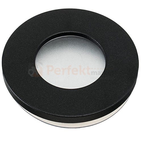 Oczko sufitowe okrągłe IP44 Black EKZ299