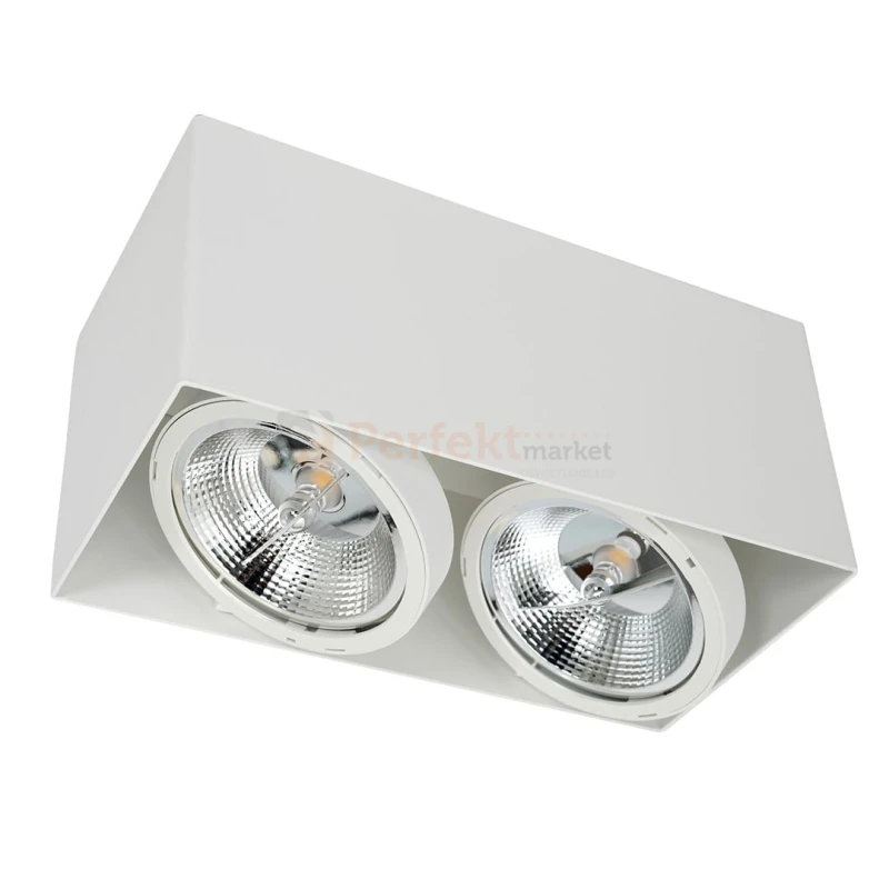 Oprawa sufitowa downlight Plaza AR111 ES111 ruchoma podwojna wymiary perfektmarket.webp