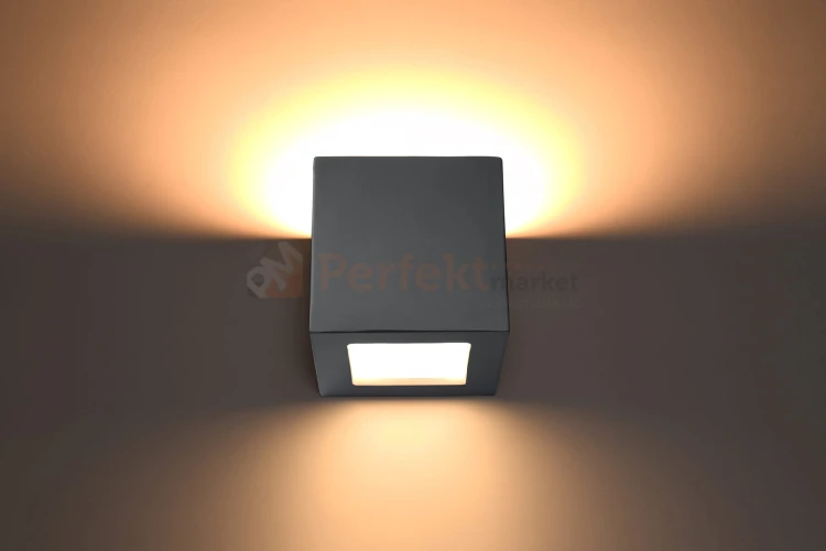 Kinkiet ceramiczny LEO szary SL.0871 Sollux