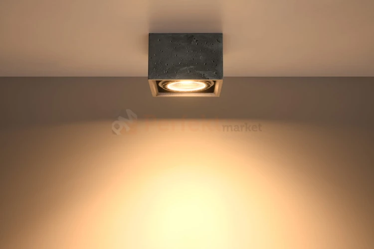 Plafon QUATRO 1 beton SL.0883 Sollux