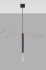 Lampa wisząca MOZAICA 1 czarny/chrom SL.0885 Sollux