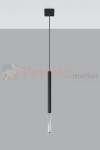 Lampa wisząca MOZAICA 1 czarny/chrom SL.0885 Sollux
