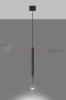 Lampa wisząca MOZAICA 1 czarny/chrom SL.0885 Sollux