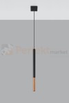 Lampa wisząca MOZAICA 1 czarny/miedź SL.0888 Sollux