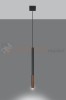 Lampa wisząca MOZAICA 1 czarny/miedź SL.0888 Sollux