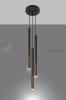 Lampa wisząca MOZAICA 3P czarny/miedź SL.0890 Sollux