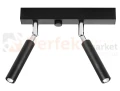 Plafon EYETECH 2 czarny SL.0898 Sollux