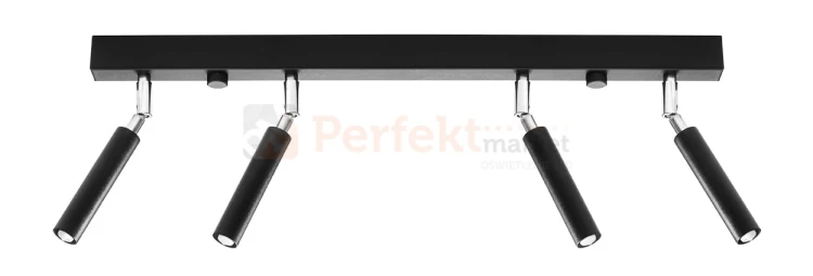 Plafon EYETECH 4 czarny SL.0900 Sollux