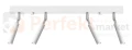 Plafon EYETECH 4 biały SL.0905 Sollux