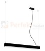 Lampa wisząca PINNE 650 CZARNA, 4000K, 22W TH.033 Sollux