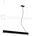 Lampa wisząca PINNE 650 CZARNA, 4000K, 22W TH.033 Sollux