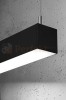 Lampa wisząca PINNE 650 CZARNA, 4000K, 22W TH.033 Sollux