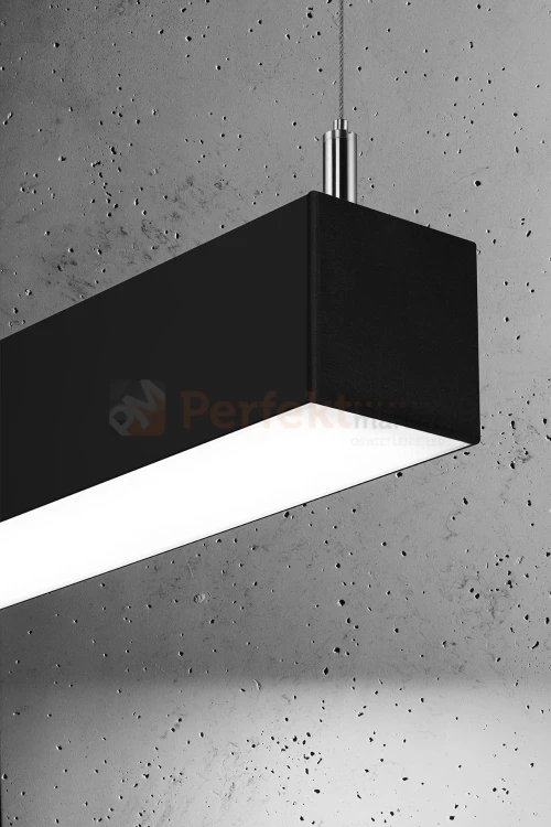 Lampa wisząca PINNE 650 CZARNA, 4000K, 22W TH.033 Sollux