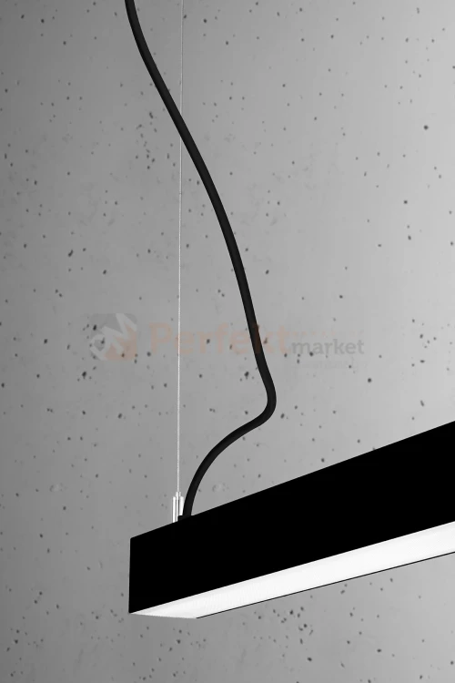 Lampa wisząca PINNE 650 CZARNA, 4000K, 22W TH.033 Sollux