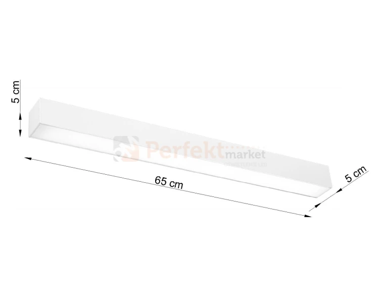Plafon PINNE 650 BIAŁA, 3000K, 22W TH.041 Sollux